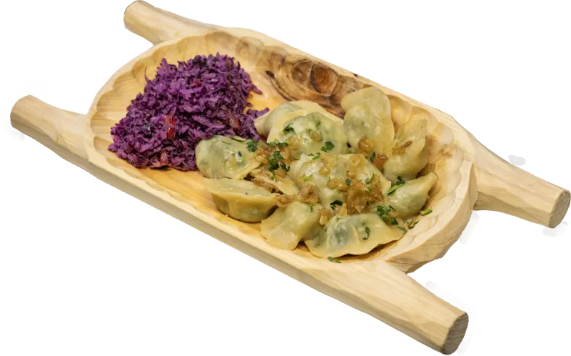 Pierogi ze szpinakiem i fetą